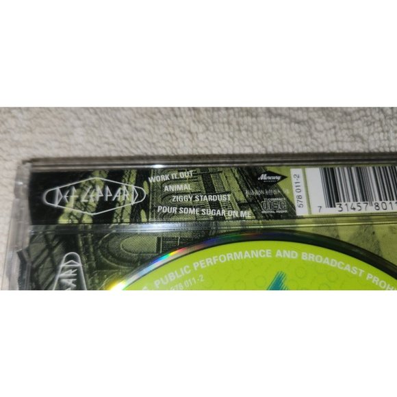 DEF LEPPARD cd WORK IT OUT  w/3 live acoustic tracks - Picture 3 of 9